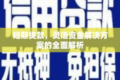 东城短期贷款，灵活资金解决方案的全面解析